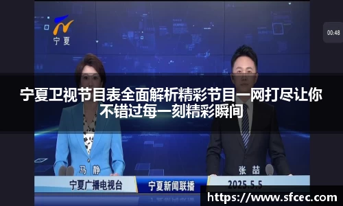 宁夏卫视节目表全面解析精彩节目一网打尽让你不错过每一刻精彩瞬间