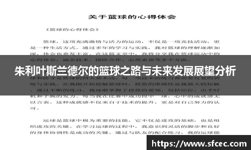 朱利叶斯兰德尔的篮球之路与未来发展展望分析